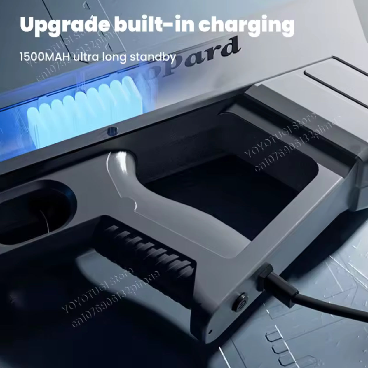 Pistola de agua eléctrica, completamente impermeable y automática